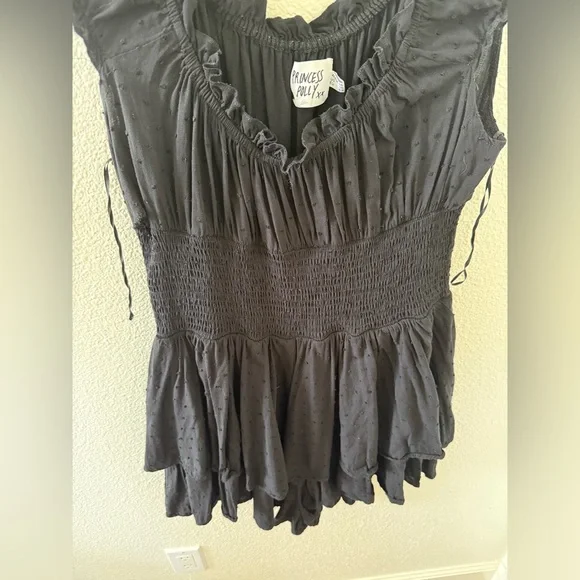 Princess Polly The Love Galore Romper Black Size 10 - Picture 6 of 7